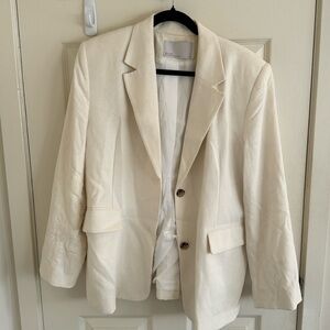 Oak + Fort Cream Blazer